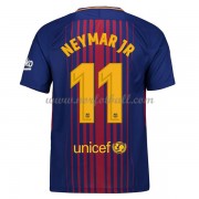 Billige Fotballdrakter Barcelona 2017-18 Neymar Jr 11 Hjemmedrakt Kortermet..